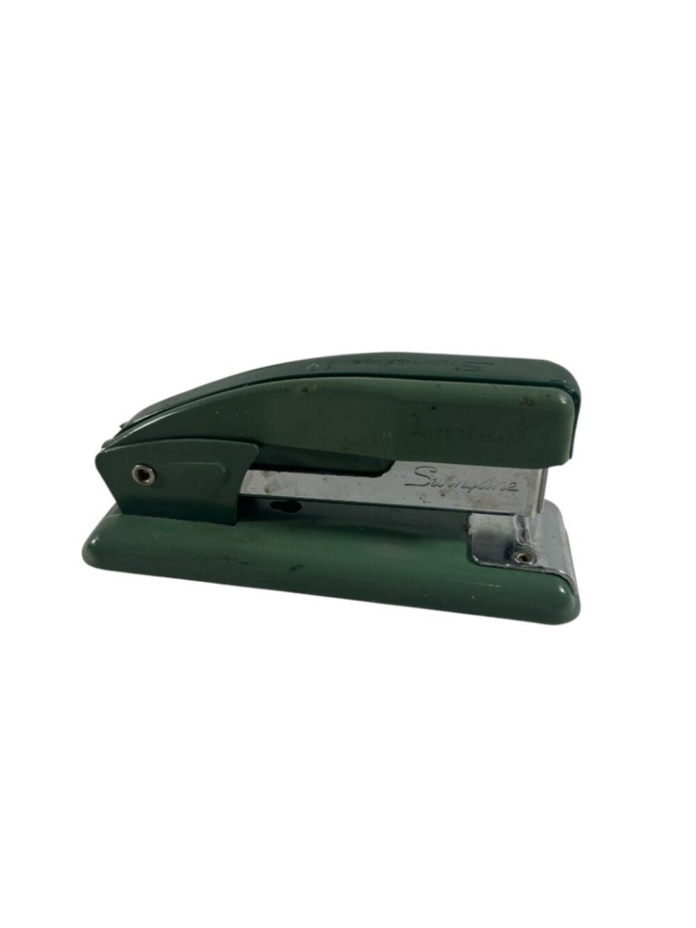 Vintage Swingline 99 Small Desk Stapler Retro Dark Green Finish Works